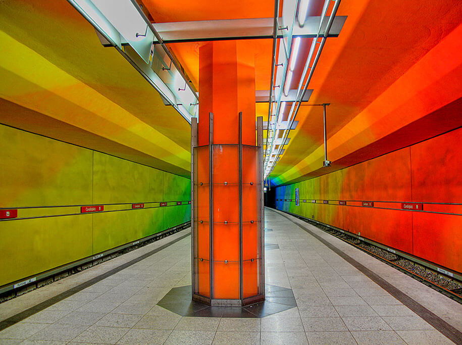 欧洲地铁 德国 慕尼黑 Candidplatz Munich station