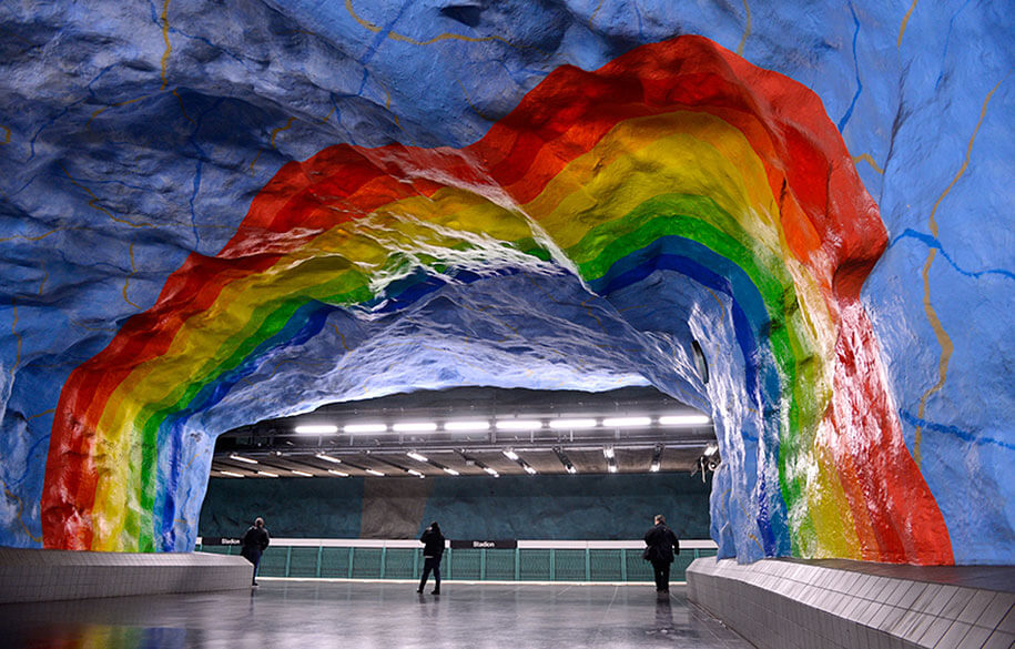 欧洲地铁  瑞典 斯德哥尔摩 Central Stockholm station