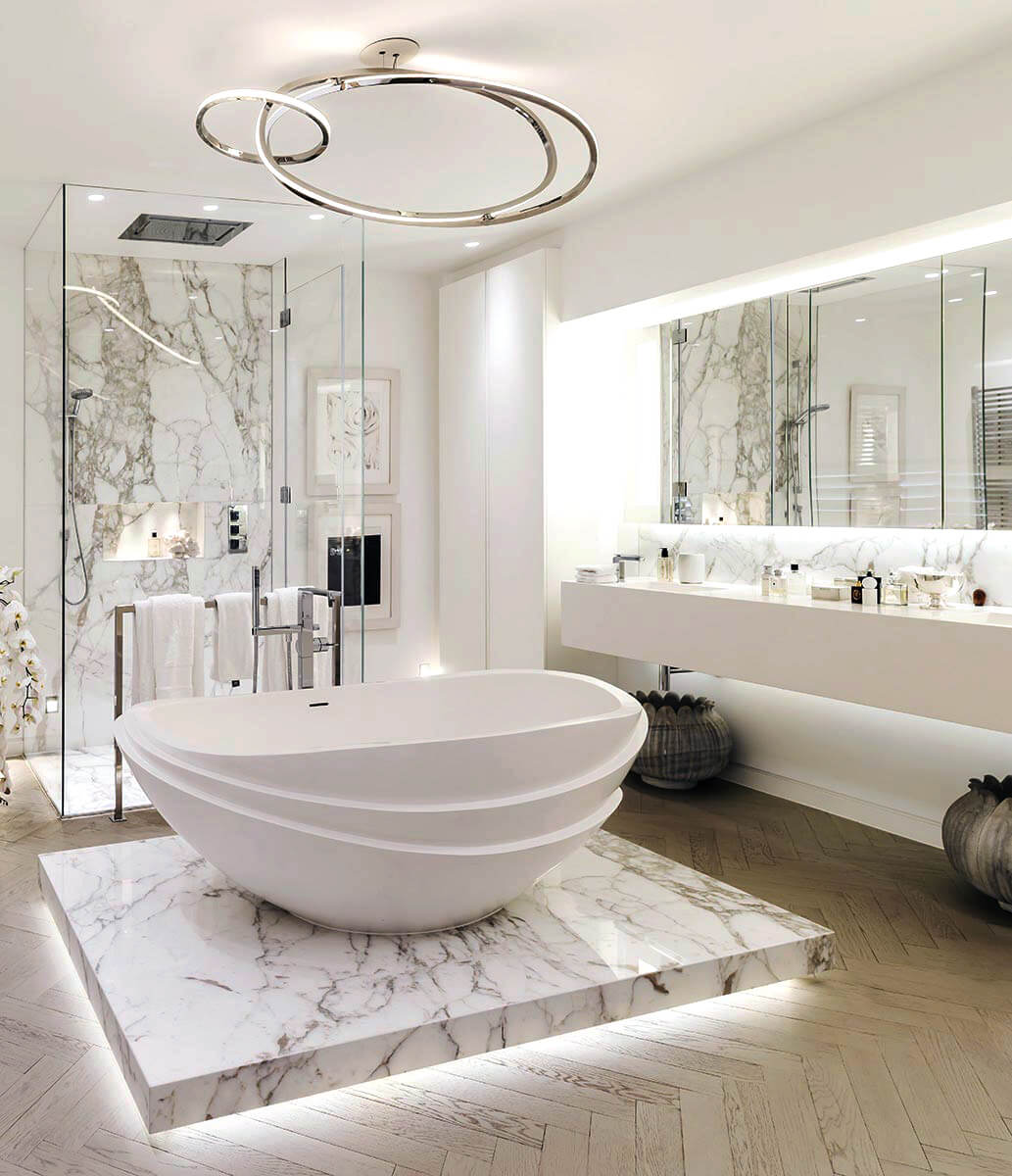 Kelly Hoppen 伦敦 家 Stunning Home 浴室 大理石