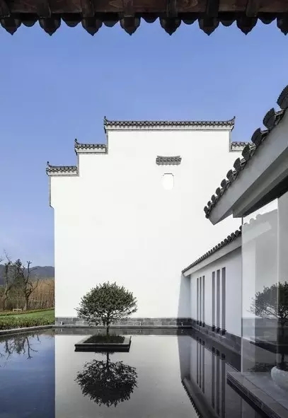 新中式建筑 黄山悦榕庄酒店 粉墙黛瓦 徽派建筑