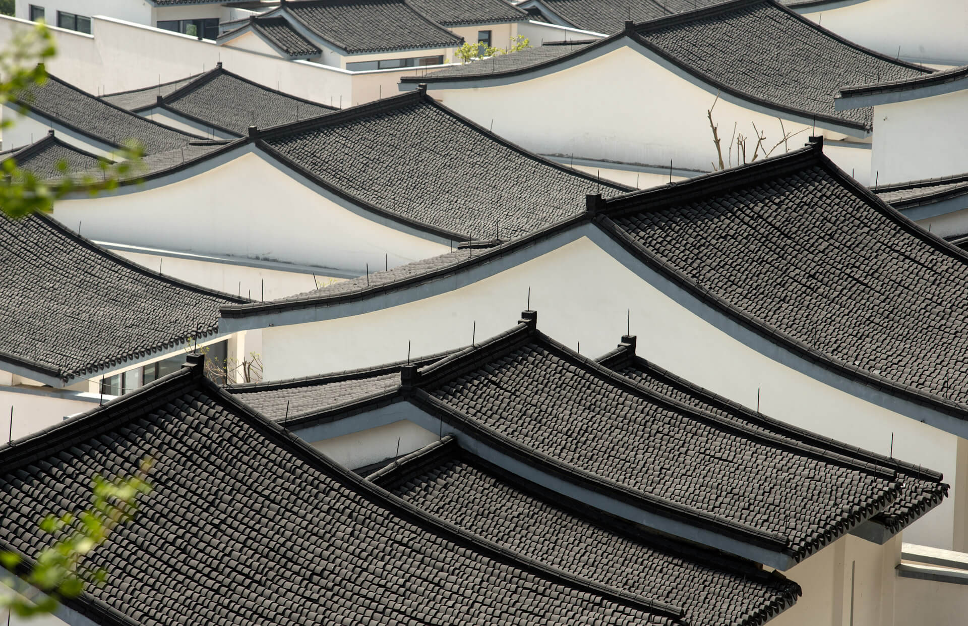 新中式建筑  浙江安吉阿丽拉酒店 粉墙黛瓦 徽派建筑