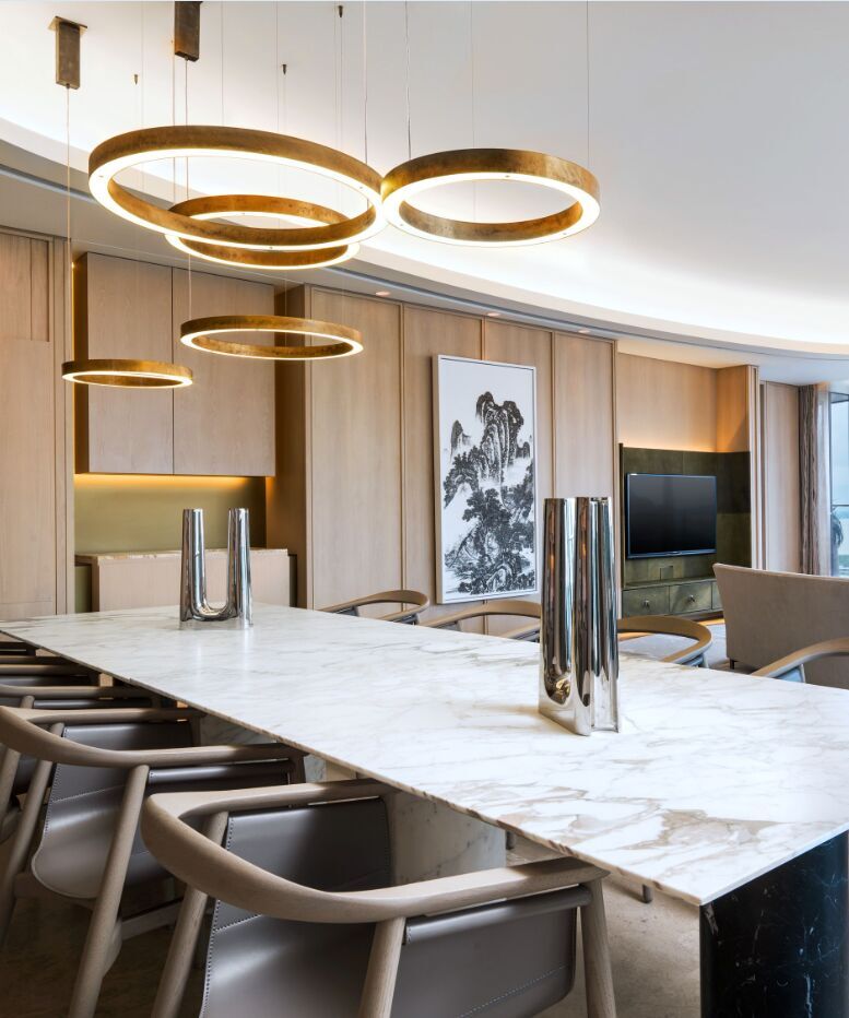 Yabu Pushelberg 深圳湾一号样板房 one shenzhen bay 餐厅