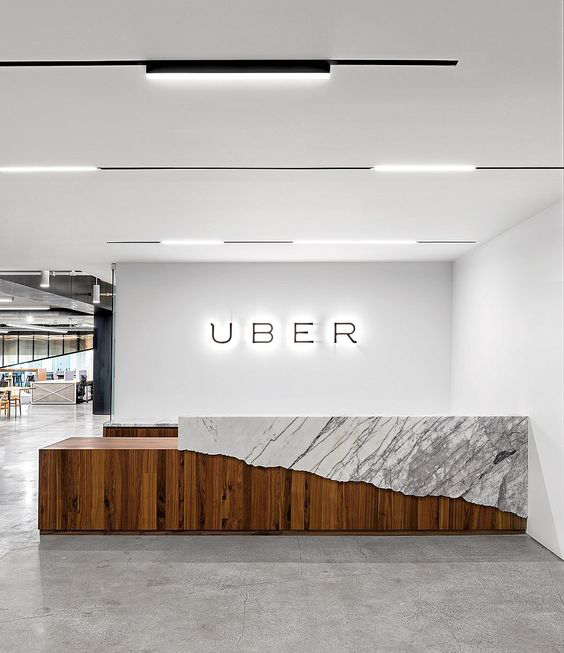 Studio O+A设计 美国旧金山 Uber总部 前台