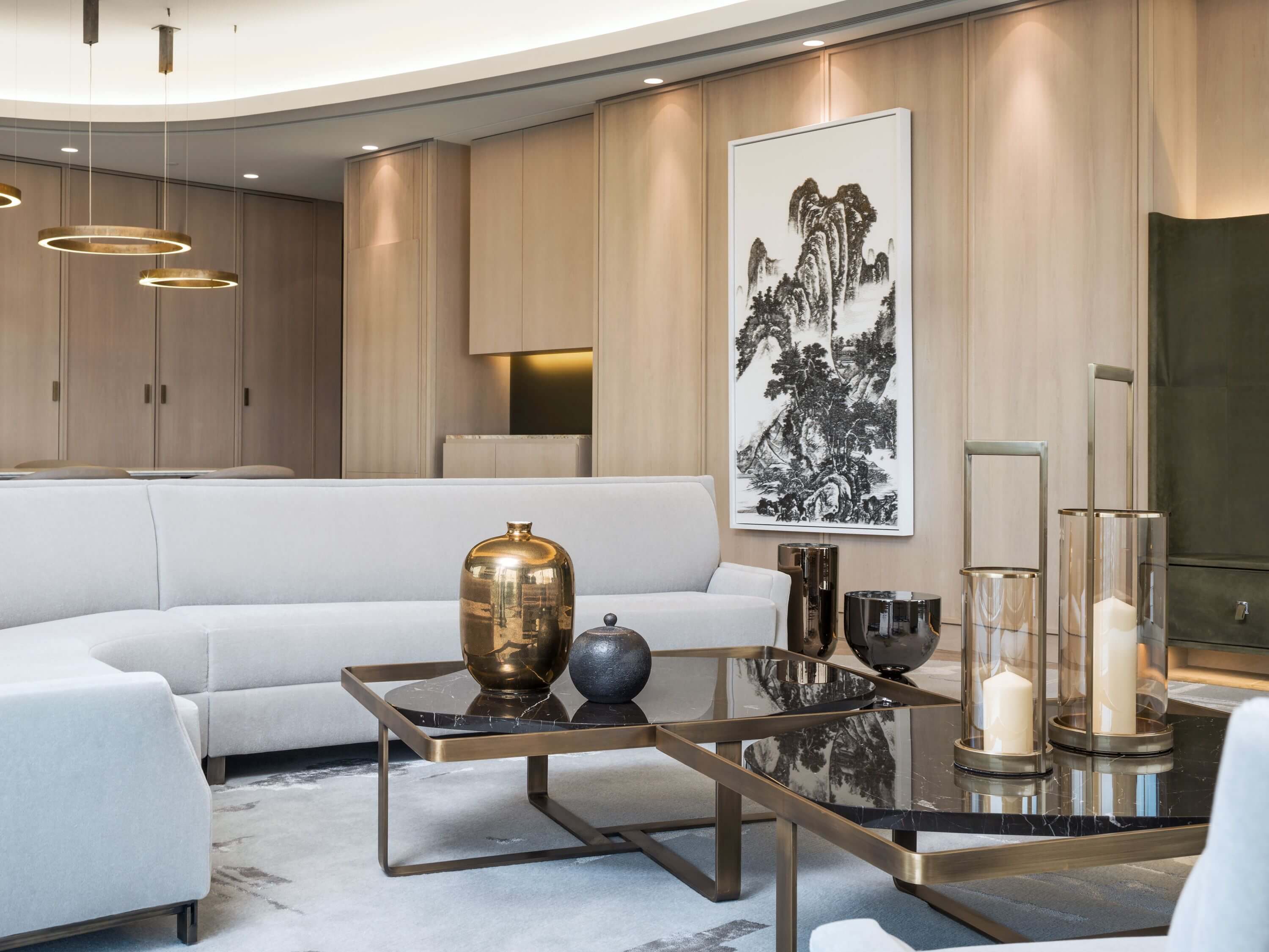 Yabu Pushelberg 深圳湾一号样板房 one shenzhen bay 客厅