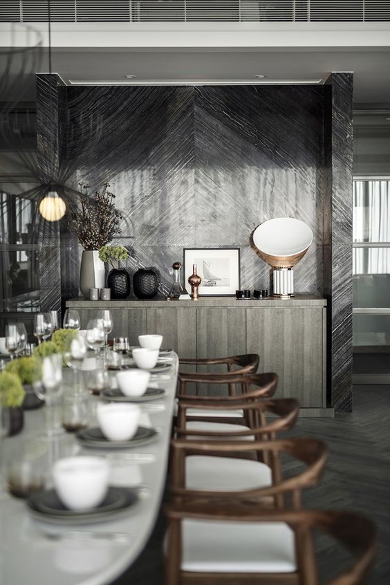 kelly hoppen 深圳湾一号样板房 香港篇 one shenzhen bay 用餐区