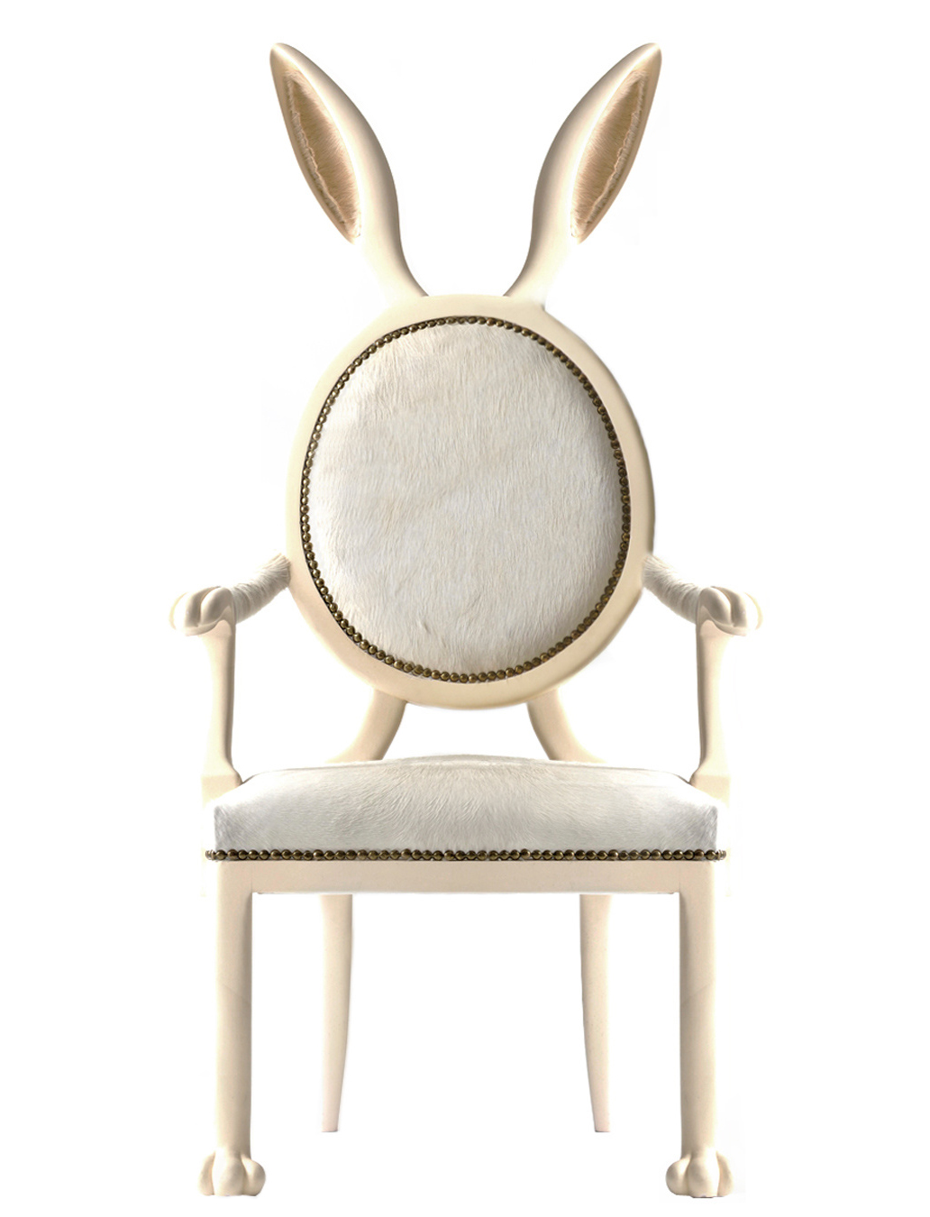 Merve Kahraman  米色兔子儿童椅