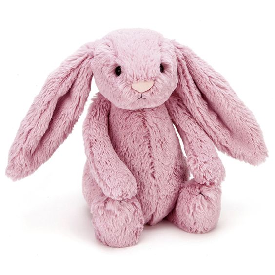 Jellycat 粉色毛绒兔子